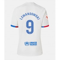 Camisa de time de futebol Barcelona Robert Lewandowski #9 Replicas 2º Equipamento Feminina 2023-24 Manga Curta